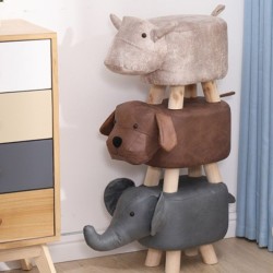 Footstool, kids learning stool, Solid Wood Animal Stool Footstool, kids learning stool, Solid Wood Animal Stool