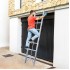 2.4m 7.9ft Aluminium Foldable Portable Ladder, Indoor Outdoor Multi Purpose image