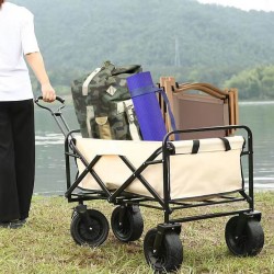 Portable folding Trolley Multi-functional Outdoor Camping Cart with Swivel Wheels Portable folding Trolley Multi-functional Outdoor Camping Cart with Swivel Wheels