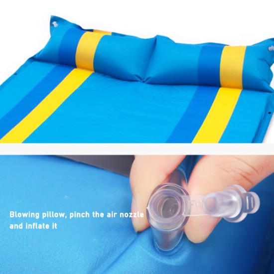 Camping Air Beds,Self-inflating Outdoor Camping Mat, Double Thick Tent Sleeping Mat image