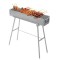 BBQ Foldable Stainless Steel Barbecue Grill with Stand
