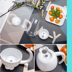 Cat Shape Creative Mug with Fish Shape Infuser Cat Shape Creative Mug with Fish Shape Infuser