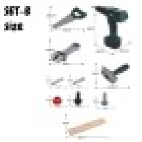 Battery Powered Drill Toy Tool Kit for Kids Set B.Tool box image