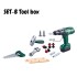 Battery Powered Drill Toy Tool Kit for Kids Set B.Tool box image
