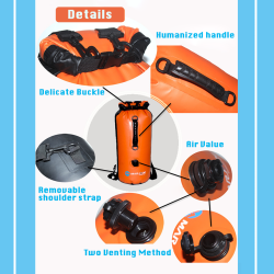 Waterproof Traveller Dry Bag 30L with Air Valve