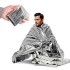Emergency Blanket,Survival Reflective Thermal First Aid Foil Blanket (Silver) Outdoors, Outdoor Living , Garden image