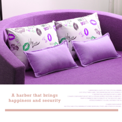 2-Seat Round Sofa Bed
