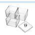 Three layers Cotton Pad Storage Box Storage & Organisation, Storage Boxes & Baskets, Storage Room image