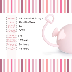 Silicone Night Light of Little Monster