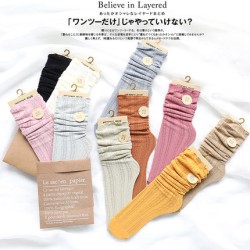 Three pairs of Japanese Style Eyelet Lace Socks