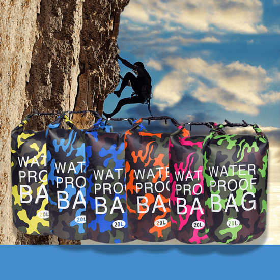 Waterproof Traveller Dry Bag 20L in Camouflage Colour image