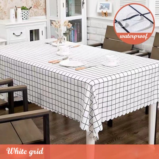 Large Wipe Clean PVC Waterproof Table Cloth image
