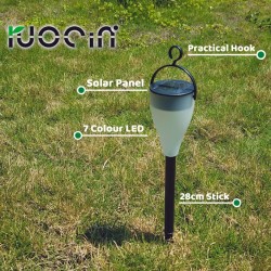 Cup-shape Solar Garden Lights Set of 6 Cup-shape Solar Garden Lights Set of 6
