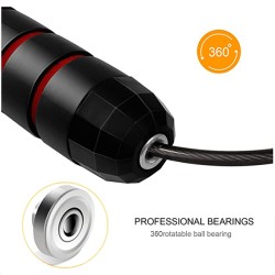 Adjustable Tangle-Free Jumping Rope with Foam Handles, Skipping Rope Adjustable Tangle-Free Jumping Rope with Foam Handles, Skipping Rope