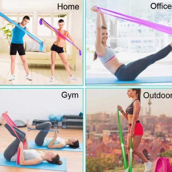 Resistance Bands for Physiotherapy, Strength Training & Fitness Workouts image