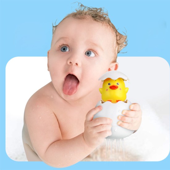 Children Bathing Eggshell Ducklings Bath Spray Duck Entertainment & Toys, Bathroom image