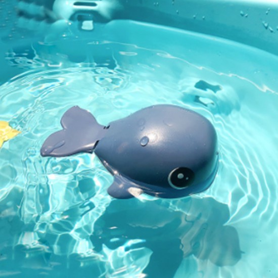 Whale Bath Toy for Toddlers, 2Pcs Cute Bath Swimming Wind Up Toys image