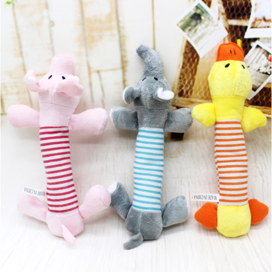 Dog Squeaky Toy Cute Duck/Pig Shape image