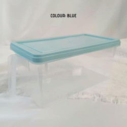 Plastic Storage Containers with Handle, Food Storage Organizer Boxes with Lids for Fridge