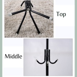 Simple Metal Coat & Hat Rack