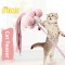Suede Tassel & Pearl Cat Teaser Stick Toy