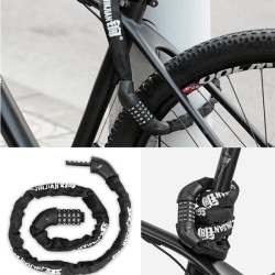 Bike Lock, Security Bicycle Chain Lock 5-Digit Resettable Combination Anti-theft Cycle Locks Bike Lock, Security Bicycle Chain Lock 5-Digit Resettable Combination Anti-theft Cycle Locks