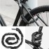 Bike Lock, Security Bicycle Chain Lock 5-Digit Resettable Combination Anti-theft Cycle Locks Outdoors, Bike Accessories image