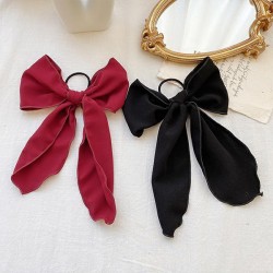 Bow-knot Chiffon Hair Elastics Ties Bow-knot Chiffon Hair Elastics Ties