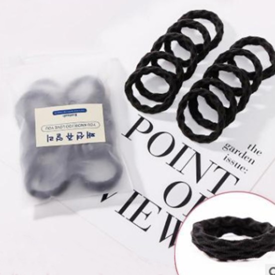 Simply Hair Ties Ponytail Holders 10 Pieces image