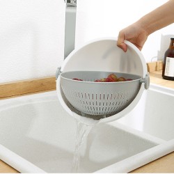 Kitchen Double Layer Drain Basket Strainer