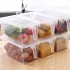 Plastic Storage Containers with Handle, Food Storage Organizer Boxes with Lids for Fridge image