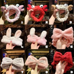 Cute Makeup Hair Wrap, Beauty Headband for Washing Face