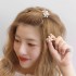 Decorative Bling Hair Accessories Pearl Hair Claw Clip in A Flower Shape 4PCs Woman Accessories, Hair Accessories, Bedroom image