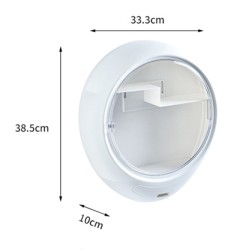 Dustproof & Waterproof Wall-mounted Cosmetic Organizer Storage Box Dustproof & Waterproof Wall-mounted Cosmetic Organizer Storage Box