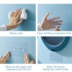 Dustproof & Waterproof Wall-mounted Cosmetic Organizer Storage Box