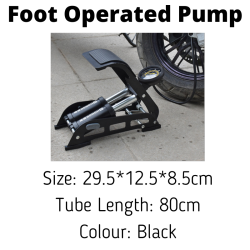 Foot Operated Pump for Bikes Foot Operated Pump for Bikes