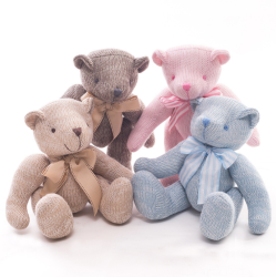Hand-Knitted Cotton Teddy Bear Toy Hand-Knitted Cotton Teddy Bear Toy