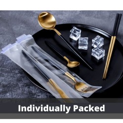Cutlery Set for 1 Person - Knife, Fork, Soup & Coffee Spoon Cutlery Set for 1 Person - Knife, Fork, Soup & Coffee Spoon