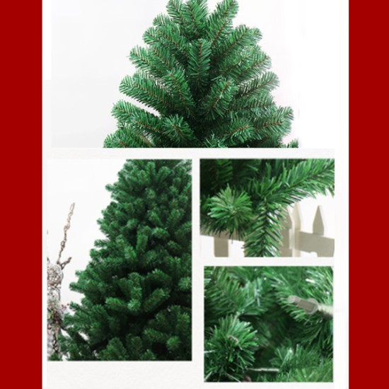 6ft / 1.8m Artificial Christmas Tree with 670 Virgin PVC Tips and Metal Stand image