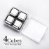 Food Grade Stainless Steel Whiskey Stones 4pcs with Storage Box image
