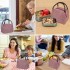 Aluminium Thermal Portable Stripe Pattern Insulated Lunch Bag image