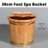 Cedar Wood Foot Spa Bucket image