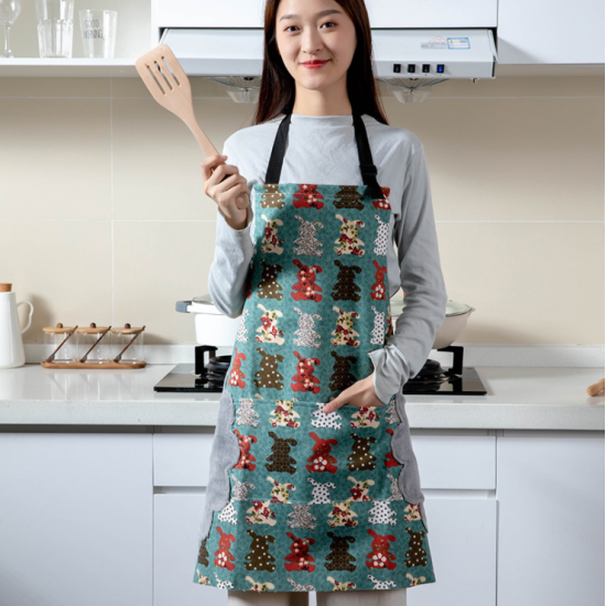 Waterproof Designer Style Apron with Hand Towel Blocks Household Cleaning, Kitchen, Household Cleaning Supplies, Other Tools image