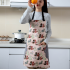 Waterproof Designer Style Apron with Hand Towel Blocks Household Cleaning, Kitchen, Household Cleaning Supplies, Other Tools image