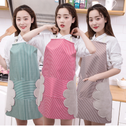 Waterproof Stripe Apron with Hand Towel Blocks Waterproof Stripe Apron with Hand Towel Blocks