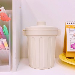 Desk storage bucket with lid, Pen holder