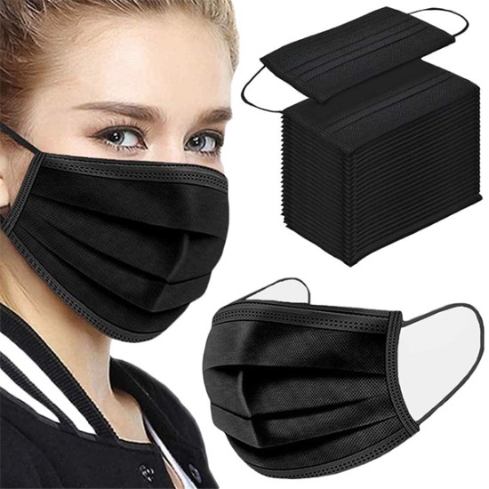 3 Ply High Quality Daily Protection Masks 50pc *Daily Protection, NOT for Hospital Use Outdoors, Fitness and wellbeing, Hygiene image