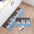 2 Pieces Non-Slip Kitchen Mat Set Rubber Backing Doormat image