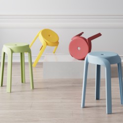 Plastic Stack Stool, Stackable Easy To Store Home Stool Chair Plastic Stack Stool, Stackable Easy To Store Home Stool Chair