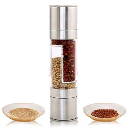 2 in 1 Stainless Steel Salt & Pepper Mill